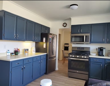 Kitchen cabinet painting in Metro Detroit Michigan